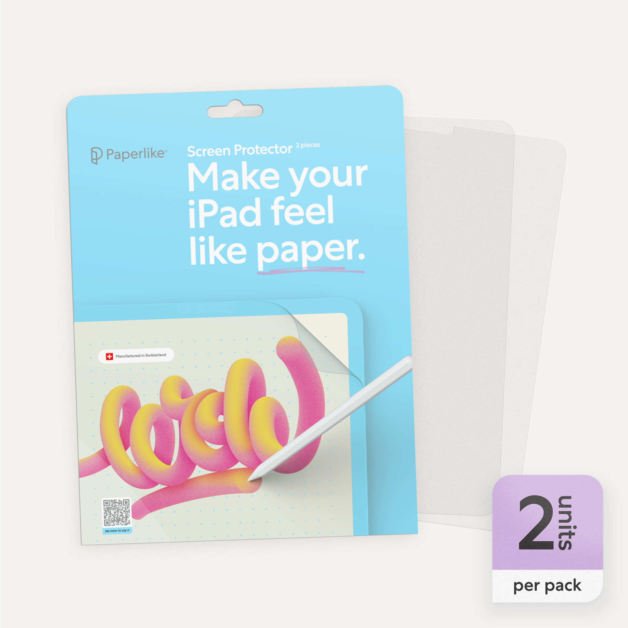 Paperlike's iPad Screen Protector (2 pack)